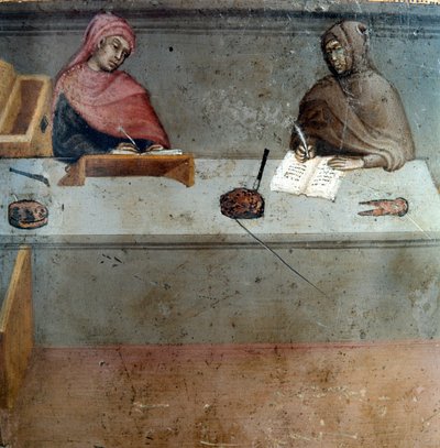 Representation of a Camerlinguist, Assistant of a Copyist by Italian School