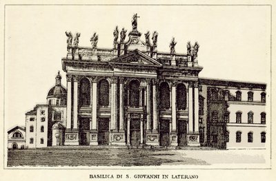 Rome: Basilica of St. John Lateran by Italian School