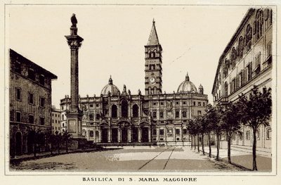Rome: Basilica of St. Mary Major by Italian School