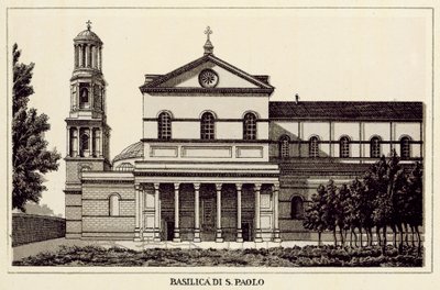 Rome: Basilica of St. Paul by Italian School