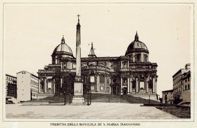 Rome: Tribune of the Basilica of St. Mary Major by Italian School