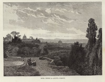 Rome from the Fifth Corsini by Italian School