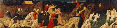Scene of a Battle with Bows and Arrows and the Chase by Italian School