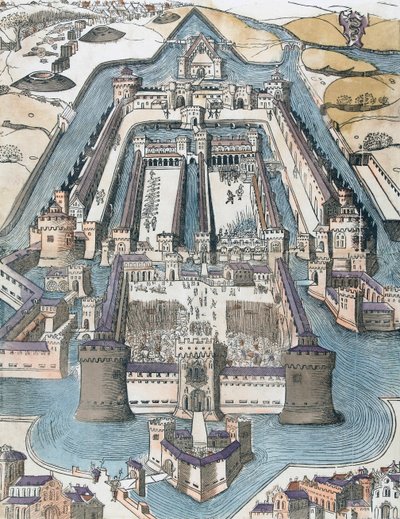 Sforza Castle, Milan, Italy 16th Century by Italian School