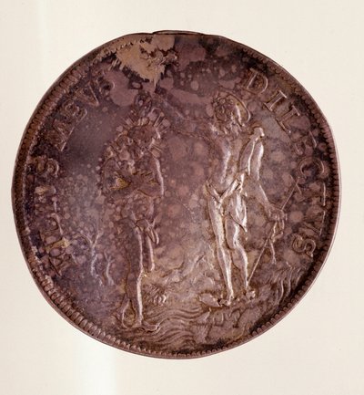 Silver piastra from Florence, reign of Cosimo III by Medici (1642-1723) by Italian School