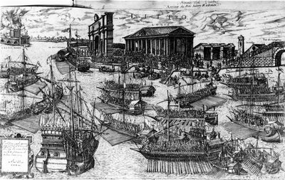 The Arrival of Henri III of France in the Lido of Venice on 8 July 1574 by Italian School