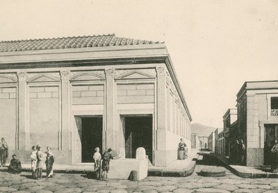 The Building of Eumachia as it was by Italian School