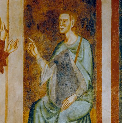 The Governor of Antioch Olibrius (detail) by Italian School