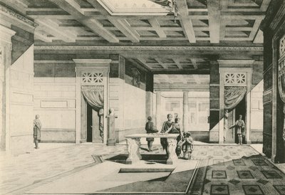The House of Caius Cornelius Rufus as it was by Italian School