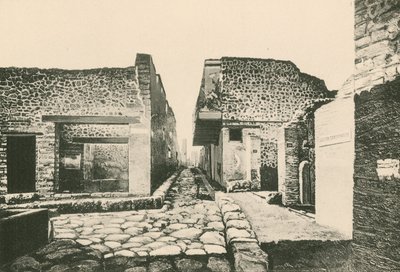 The House of the Pensile Balcony as it is by Italian School