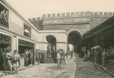 The Marine Gate as it was by Italian School