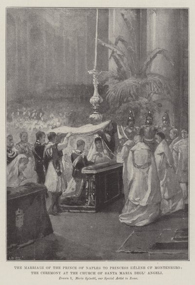 The Marriage of the Prince of Naples to Princess Helene of Montenegro, the Ceremony at the Church of Santa Maria Degl
