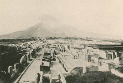 The Panorama of Pompeii as it is by Italian School