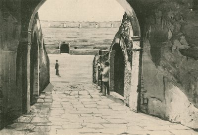 The Principal Entrance to the Amphitheatre as it is by Italian School