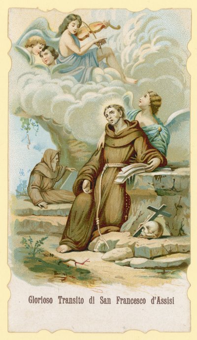 The Ecstasy of St Francis of Assisi by Italian School