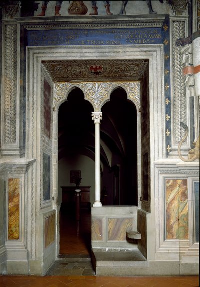 View of a Window of the Hall of Lilies by Italian School