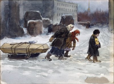 Burial of a Workman Who Was Not a Communist by Ivan Alexeyevich Vladimirov by Ivan Alexeyevich Vladimirov