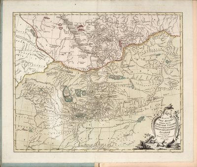 Map of the Irtysh River, the Southern Part of the Siberian Governorate by Ivan Ivanovich Islenyev