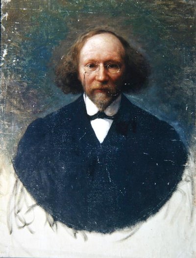 Portrait of the author Vyacheslav Ivanov by Ivan Kirillovich Parkhomenko