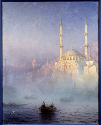Constantinople, the Mosque of Tophane by Ivan Konstantinovich Aivazovsky