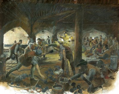 Gun Deck, Pendennis Castle by Ivan Lapper