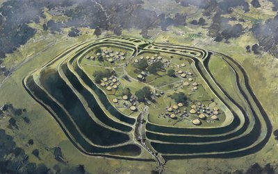 Old Oswestry Hill Fort by Ivan Lapper