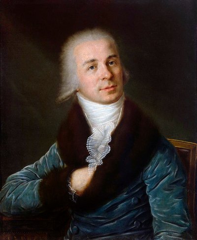 Portrait of the Poet Gavrila R. Derzhavin by Ivan Smirnovsky