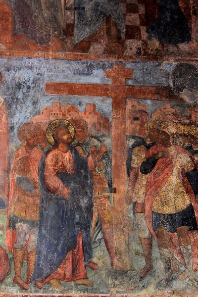 Fresco in the Cathedral of Our Lady of the Sign, Novgorod, Early 18th Century by Ivan Yakovlevich Bakhmatov