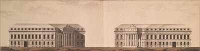 Plan for the square in front of the Admiralty, c.1770 by Ivan Yegorovich Starov