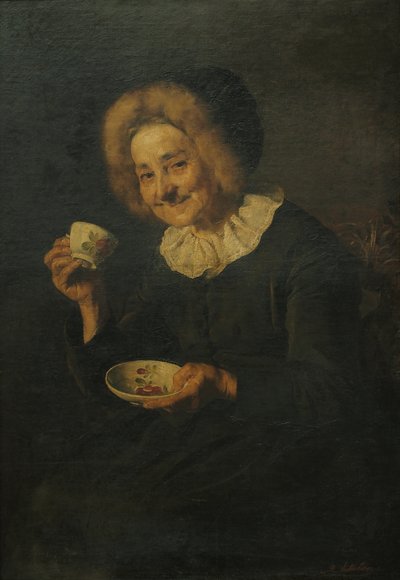 Coffee Drinker by Ivana Kobilca