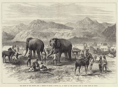 The Mouth of the Khyber Pass, in front of the Advance Camp at Hurri Singh Ka Bourj by J.C. Wilson