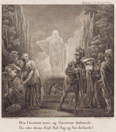 Melampe. If You Persist More, and Harden Your Hearts, Then This Spirit Shall Terrify You Day and Night? Engraving after Llorentzen