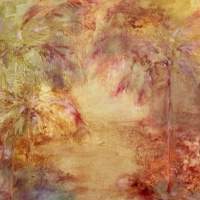 Sunlit Tropical Palms by JMF FINE ART