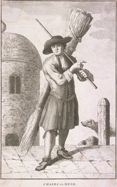 Chairs to Mend, Cries of London, c1750 by JM