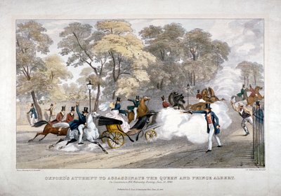 Assassination Attempt Against Queen Victoria, Constitution Hill, Westminster, London by JR Jobbins