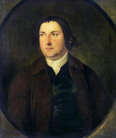 Portrait of Charles Churchill: English poet and satirist by J.S.C. Schaak