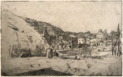 Harbor--Isle of Man by J. Alden Weir