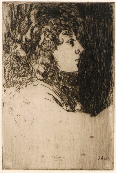 Little Head by J. Alden Weir