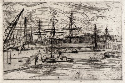 Liverpool Docks by J. Alden Weir