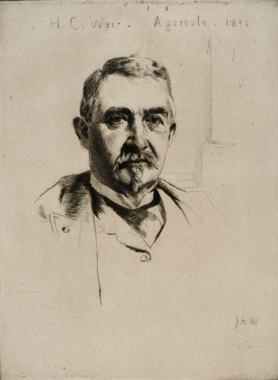 Portrait of Colonel H.C. Weir (Agricola) by J. Alden Weir