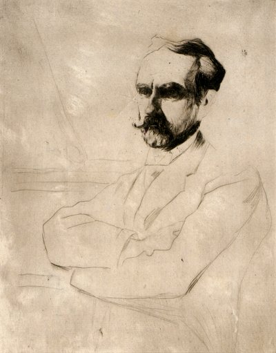 Portrait of Dr. Robert F. Weir by J. Alden Weir