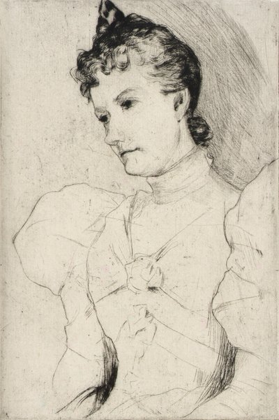 Portrait of Miss Ross by J. Alden Weir