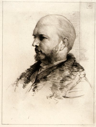 Portrait of Robert Hoe by J. Alden Weir