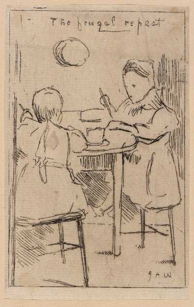 The Frugal Repast--Isle of Man by J. Alden Weir