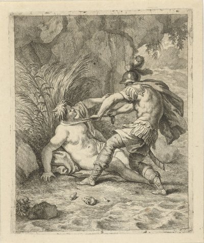 Peleus catches Thetis (Scenes from the life of Achilles) by J. Alexander Janssens