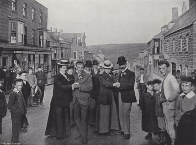 Helston Flora Day, Early Dancers by J. Benjamin Stone