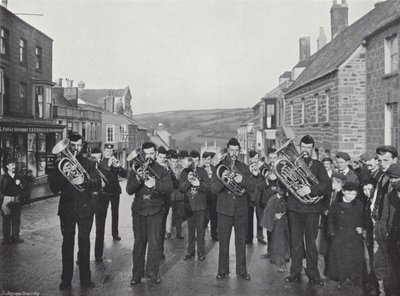 Helston Flora Day, playing the Furry Dance by J. Benjamin Stone
