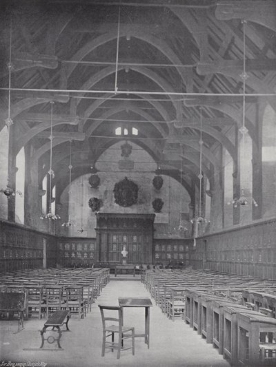 Pancake Tossing at Westminster School, the Great Hall by J. Benjamin Stone