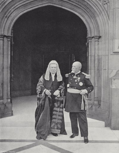 The Earl of Halsbury and Admiral Leygue by J. Benjamin Stone