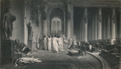 The Death of Caesar. Julius Caesar, c1870 by J. C. Armytage